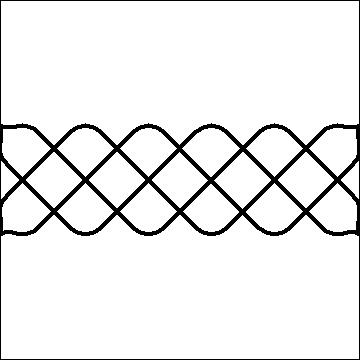 (image for) Curvy Crosshatch 2 x 6-L03607*